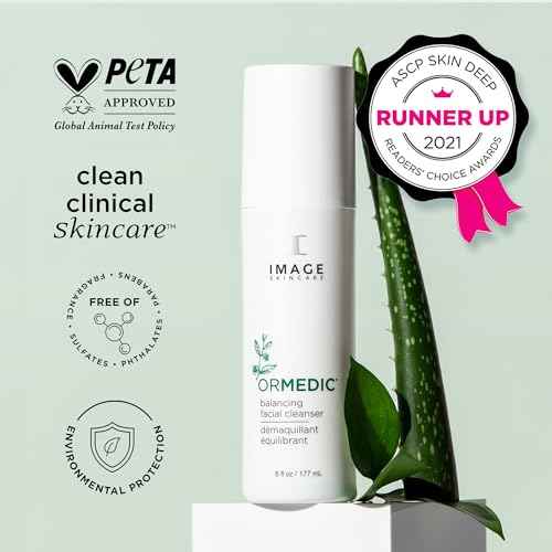 IMAGE Skincare, Ormedic pH Balancing Facial Cleanser, Mild Foaming and Hydrating Face Wash with Aloe Vera