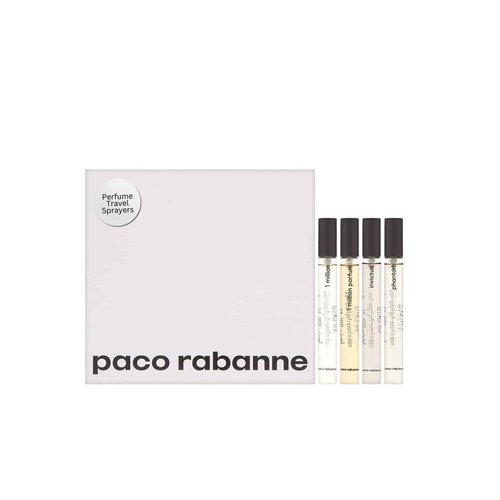 Paco Rabanne Perfume for Men Variety 4 Piece Gift Set