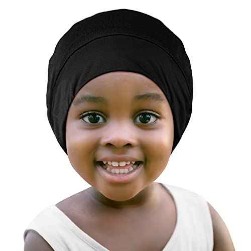 Fittia Baby Satin Bonnets for Sleeping: Adjustable for Toddler 6-36 Months, Silky Smooth for Frizzy Curly Hair, Breathable