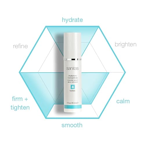 Sanitas Skincare Hyaluronic Concentrate, Companion Serum, 1 Ounce
