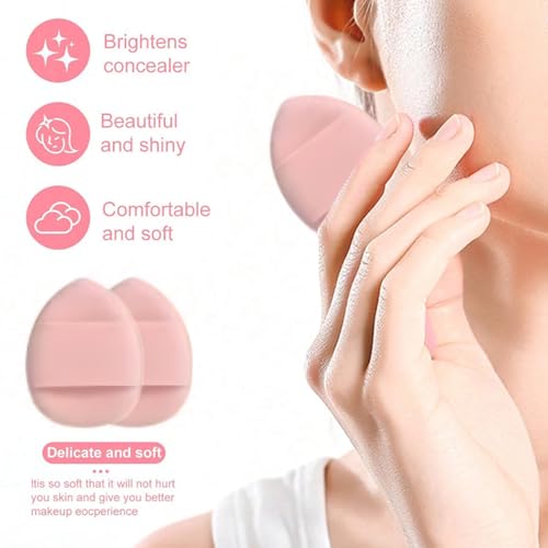 Fkincare Face Wash Spa Headband and Wristband Set Makeup Sponge Pieces Powder Puff Face Soft Triangle Makeup Puff Women and Teen Girl Gifts Trendy Stuff