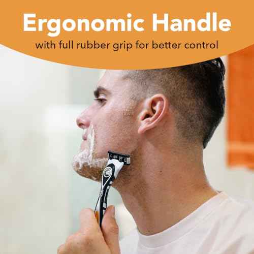 BIC Flex 5 Refillable Refill Razor Cartridges for Men, Long-Lasting 5-Blade Razors for a Smooth and Comfortable Shave, 8 Refill Cartridges