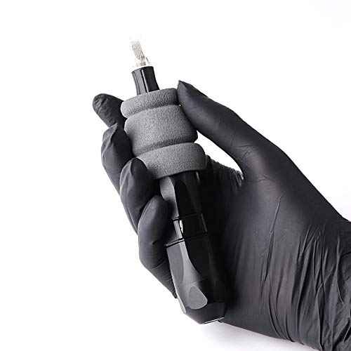 5 Pieces Tattoo Grip Wrap Foam Tattoo Grip Cover Tattoo Pen Cover Tattoo Machine Grip Handle Holder Cover Tattoo Tubes Grips Cover Tattoo Supplies(Grey, 41 mm)