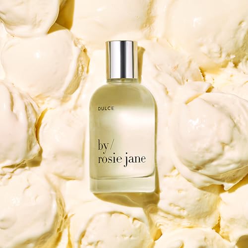 By Rosie Jane Eau De Parfum Spray (Dulce) - Clean Perfume for Women - Non-Toxic Body Mist with Notes of Creamy Vanilla, Brown Sugar & Warm Hinoki Wood - Paraben, Sulfate & Phthalate Free (50ml)
