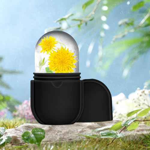 Ice Roller for Face and Eye, Ice Face Roller, Ice Roller Skin Care Tools Gifts for Women , Silicone Ice Mold for Beauty(Black)