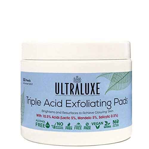 ULTRALUXE SKIN CARE Triple Acid Exfoliating Pads