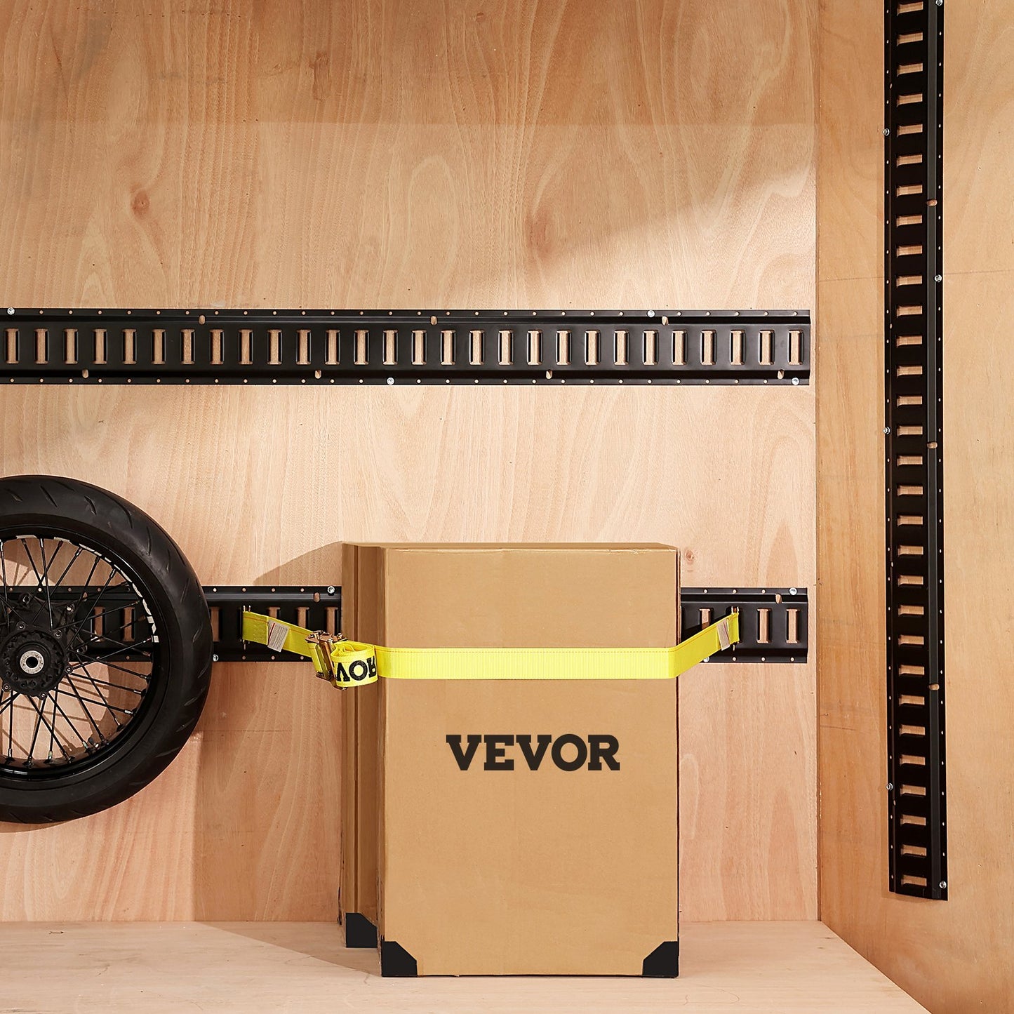 Heavy-Duty E Track Tie-Down Rail Kit - 30PCS Cargo Securing System