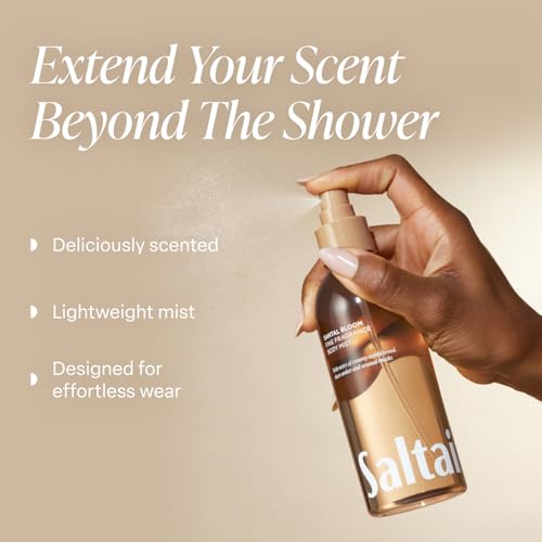 Saltair Body Mist 2 Pack - Fine Fragrance, Lightweight Body Spray Mist with Santal Bloom Scent. Long Lasting Perfume Mist. 2x 8oz Bottles