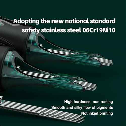 GBK 20pcs Disposable Tattoo Cartridge Needles Round Liner Finger Ledge Tattoo Needles Cartridges with Membrane Safety for Tattoo Artists (0805RL 20Pcs)