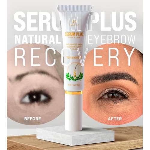 Brow & Lash Growth Serum for Thicker Looking Brows in as Soon as 30 Days (Vegan), with Biotin - Dermatologist Approved Brow Serum for Thin, Patchy & Over-Tweezed Eyebrows - Fast Absorbing - 7.5ml