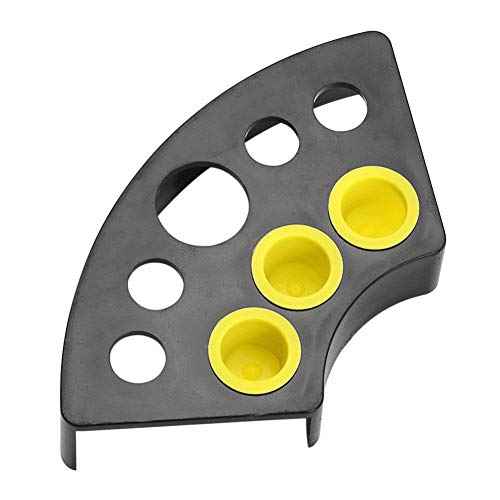 4 Pieces Tattoo Ink Cup Holder Tattoo Pigment Holder Tattoo Pigment Cup Holder 8 Holes Tattoo Ink Cup Holder Tattoo Machine Pen Holder Stand Tattoo Pigment Ink Cap Holder(Black, Blue)