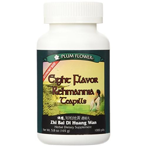Eight Flavor Rehmannia Teapills -- Economy Size -- Plum Flower, 1000 Pills