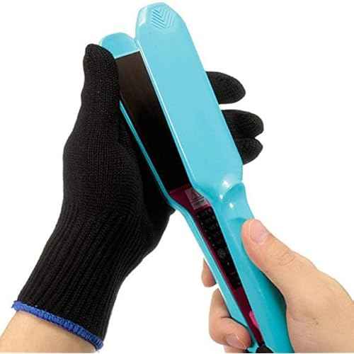 3 pcs Heat Resistant Gloves for Hair Styling, Hair Styling Professional Heat Resistant Gloves, Heat Gloves for Hair Styling Tools, Curling Iron and Curling Wand, Suitable for Left and Right Hands
