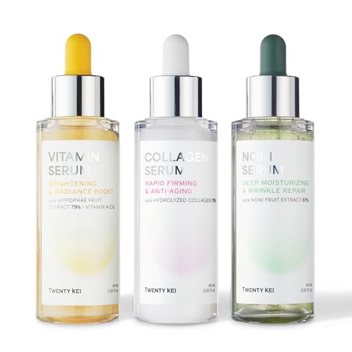 Serum - 3 step Everyday Solution - Collagen, Noni, Vitamin SET - Rejuvinate, Firmming, Radiance Boost, Moisturizing