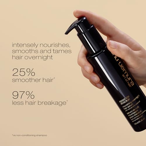 Shu Uemura Art Of Hair Essence Absolue Nourishing Overnight Hair Serum - Hydrates and Detangles, Reduces Frizz and Enhances Shine, Lightweight Formula