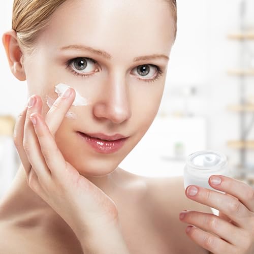 Frosted Glass Jar 12 Pack 15g/0.5oz Cosmetic Cream Jar Empty Sample Jars Travel Makeup Container Jar Pot For Lotion Cream Lip Balm Eyeshadow And More