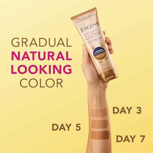 Jergens Natural Glow + Firming Daily Moisturizer Medium to Tan Skin Tones 7.5oz