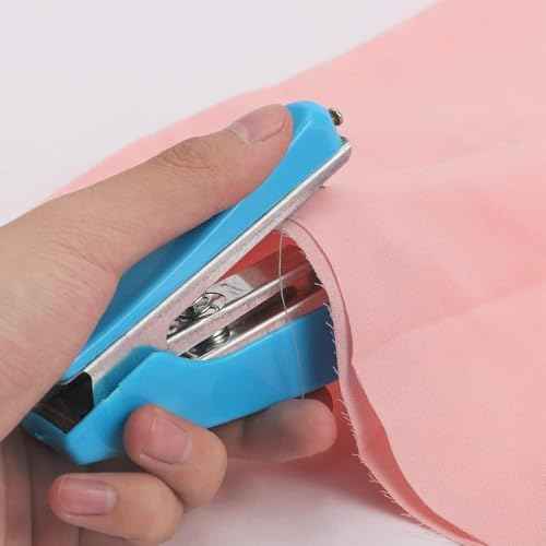 1 Pcs Handheld Sewing Machine,Portable Heavy Duty Mini Manual Sewing Machine for Fabrics, Clothes, DIY Needlework Handy Stitch Quick Repair Tool (Random Color)