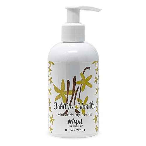 Primal Elements Hand and Body Cream Shea Butter Lotion, Tahitian Vanilla, 8 Ounce