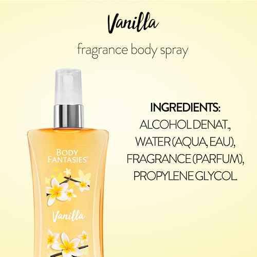 Body Fantasies Body Spray Holiday Gift Set for Her - 3 Piece Timeless Scents Sampler, Perfect for Stocking Stuffers