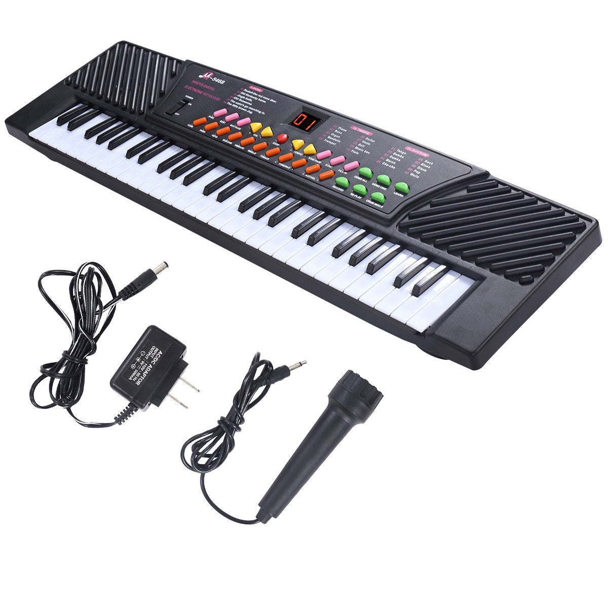 54-Key Electronic Music Piano for Kids - Safe & Portable