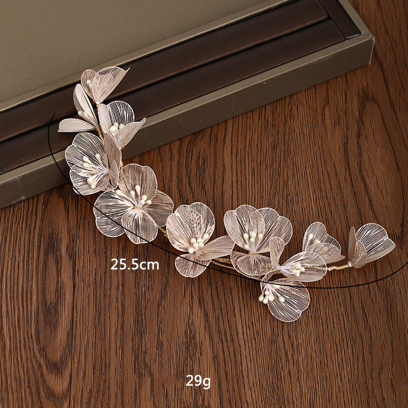Retro Lace Flower Headdress - Handmade Hair Band