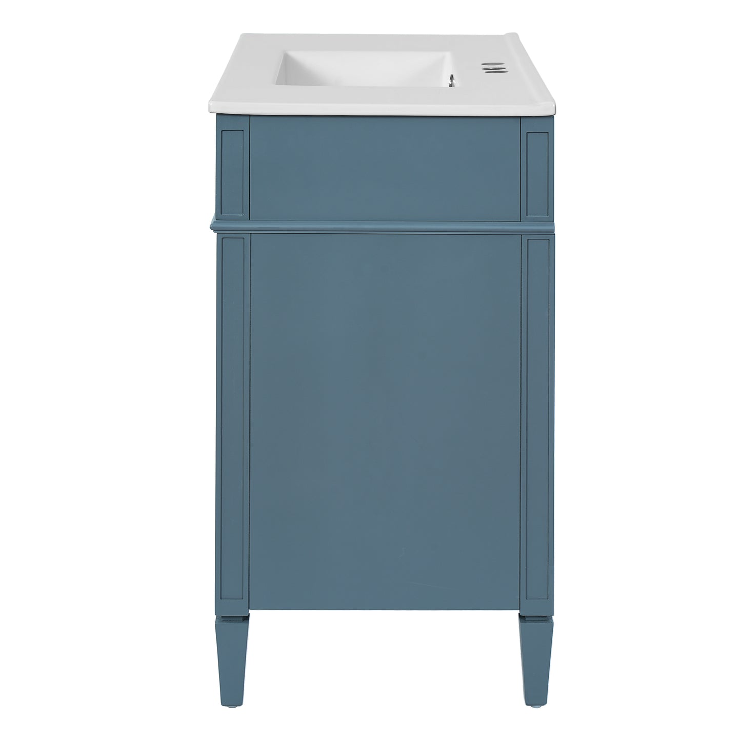 36-Inch Indigo Blue Modern Bathroom Vanity with Sink