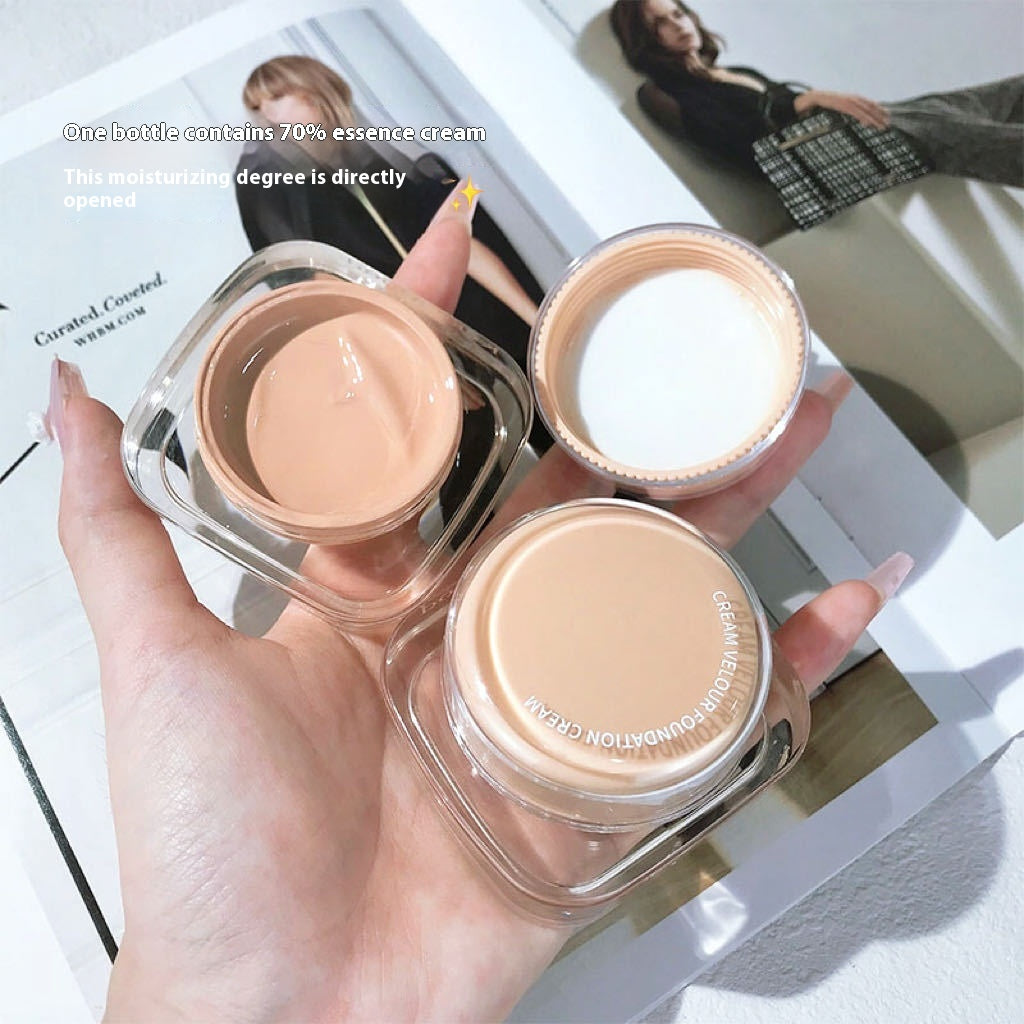 Cream Foundation Oil-Free Moisturizing Cream Makeup Natural Color