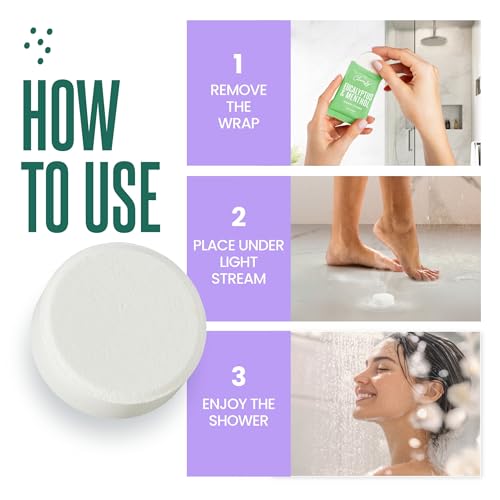 Cleverfy Shower Steamers Aromatherapy ? Stocking Stuffers for Women, Teens and Wife ? Christmas Gifts for Women and Teen Girls ? White Elephant Gifts for Adults ? 6 Tablets