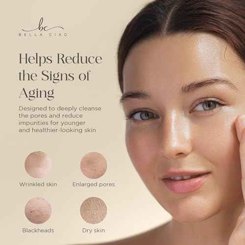 Bella Ciao 11-Piece Gentle Face Steamer Set with 2 Settings, At-Home Facial Spa Kit with Accessories, Facial Essentials, Includes Cleansing Brush and Blackhead-Remover Tools for Deep Pore Cleaning