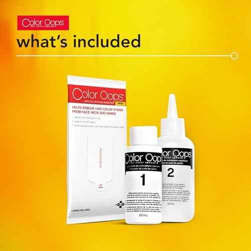 Color Oops Extra Conditioning Hair Color Remover and Remover Wipes Bundle, Gently and Safely Remove Permanent & Semi-Permanent Dye from Hair and Skin