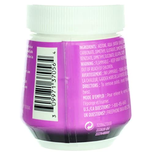 Cutex Nail Polish Remover Twist & Scrub Sponge 1.75 oz - 2 Pack
