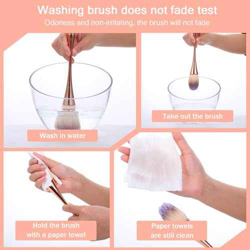 3 Pcs Nail Dust Brushes, Nail Art Dust Brushes for Cleaning Powder Dip Powder Brush Large Makeup Blush Brush Nails Art Tools Trimming Cleaning Tools for Professional Beginners