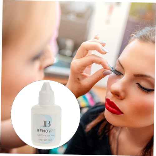 FRCOLOR Fast Acting Remover Gel Colorless Dissolves Adhesive Quickly Safe for Eyes Easy Squeeze Bottle for Precise Application
