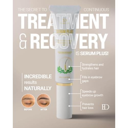 Brow & Lash Growth Serum for Thicker Looking Brows in as Soon as 30 Days (Vegan), with Biotin - Dermatologist Approved Brow Serum for Thin, Patchy & Over-Tweezed Eyebrows - Fast Absorbing - 7.5ml