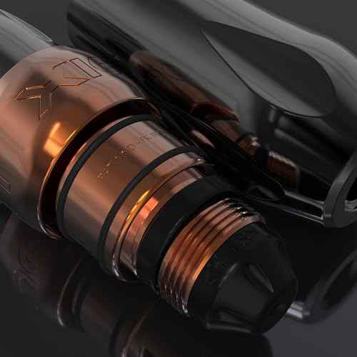 FK Irons - Spektra Xion Rotary Tattoo Machine - Tangerine - Comfortable & Ergonomic Pen Style With Interchangeable Strokes