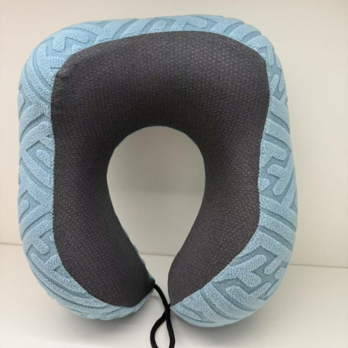 Memory Foam U-Shaped Travel Neck Pillow with Adjustable Drawstring