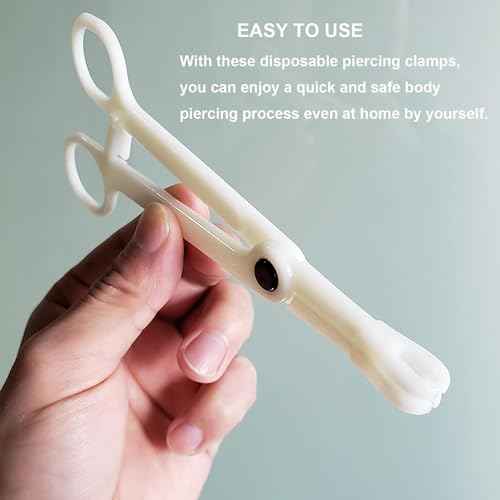 Piercing Kit 35PCS Professional Piercing Kit Includeds 25PCS Mixed 12G 14G 16G 18G 20G Ear Nose Piercing Needles 2PCS Piercing Clamps 6Pcs Clean Tools 2 Gloves for Ear Nose Piercing Kit