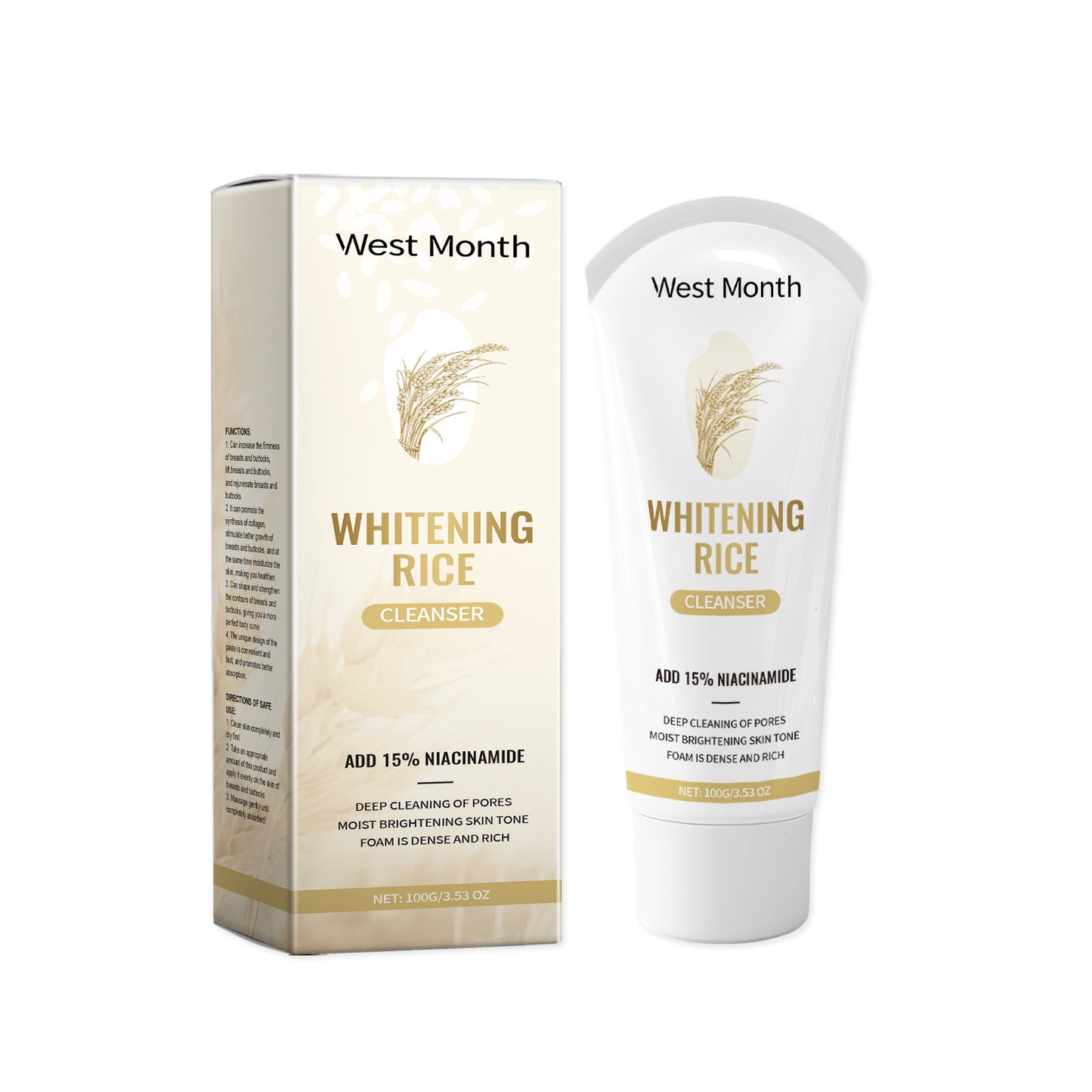 Blackhead Cleansing Facial Foam with Hyaluronic Acid & Lemon Extract