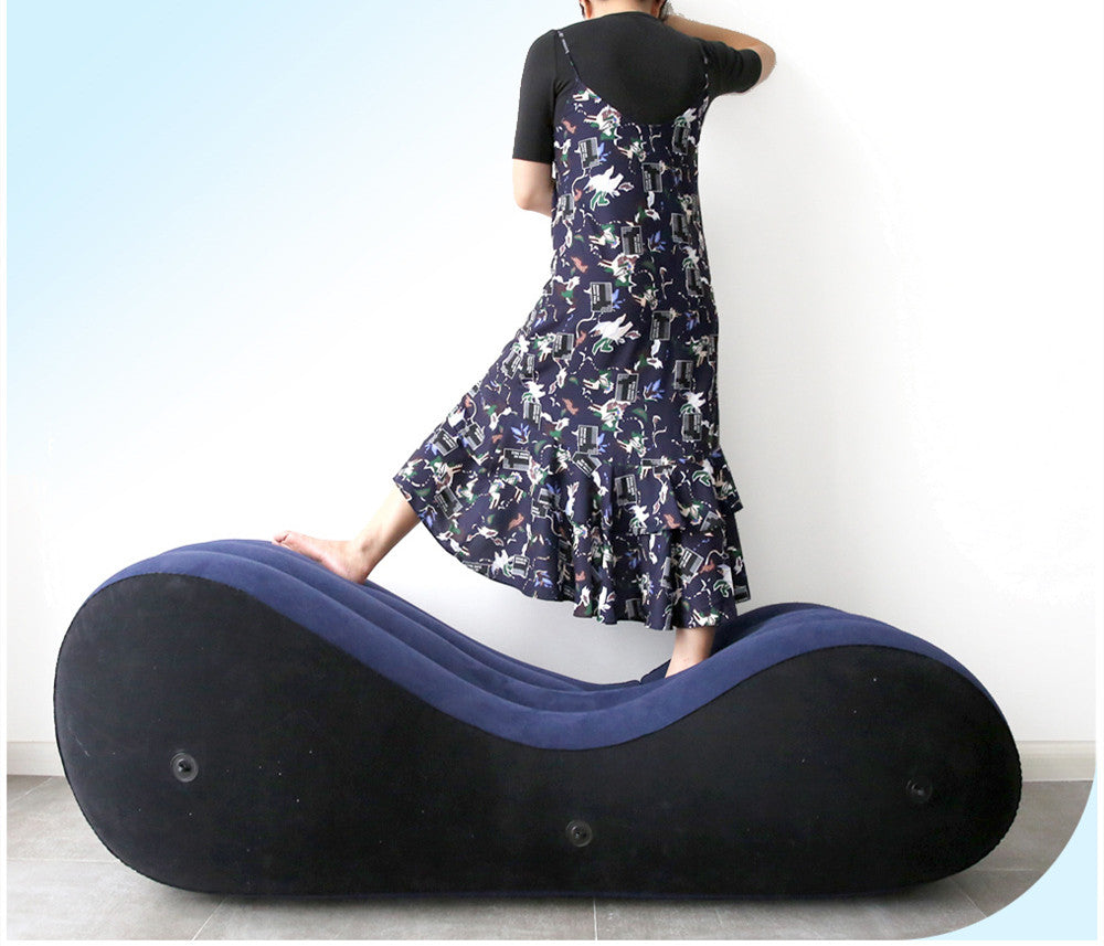 Inflatable Sofa Bed Cushion with Pump - Multi-Functional Body Support for Home & Garden