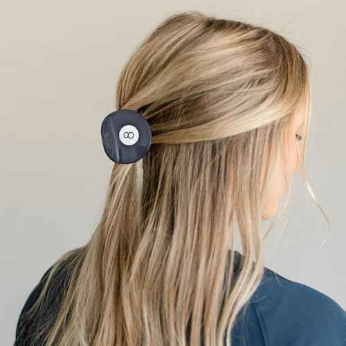 2 PCAK Black 8 Ball Golf Club Hair Claw Clip, Cute Acetate Hair Claw Fun Hair Barrettes Hair Accessories for Women Girls