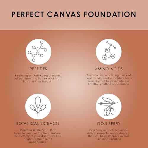 Temptu Perfect Canvas Hydra Lock Airbrush Foundation, Vanilla, 1 Fl Oz