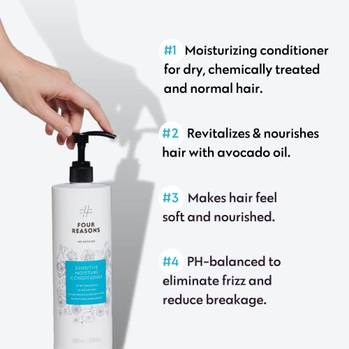 No nothing Very Sensitive Moisturizing Conditioner - For Dry & Damaged Hair ? Suitable for Sensitive Skin & Scalp - 100% Vegan, Hypoallergenic, Fragrance Free, Unscented, Paraben Free- 33.8 fl oz.