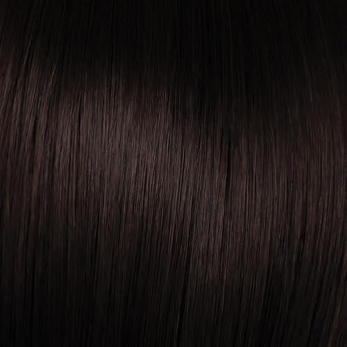 Hairuwear Hairdo Seriously Sleek Bob Chin-Length Straight Stylish Wig, Average Cap, R4 Midnight Brown