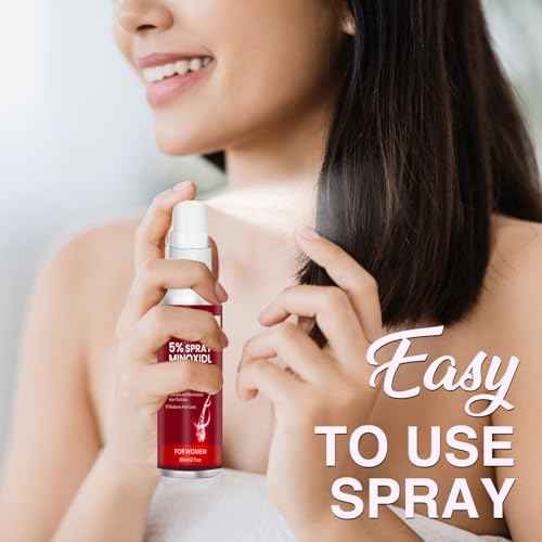 5% Minoxidil for Women Hair Growth: Hair Loss Treatment for Hair Thinning and Hair Loss to Get Thicker and Fuller Hair, 60ML