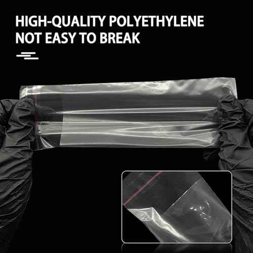 200Pcs PMU Pen Machine Covers Sleeves Tattoo Machine Protect Film Bag Disposable for Tattoo Cartridge Machine Gun Grips, Derma pen Microneedling (Clear)