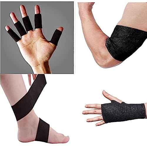 Self Adhesive Bandage Wrap Tattoo Grip Tape 2 inch x 5 Yards Cohesive Bandage Wrap Medical Wrap for Sports & First Aid, Elastic Self Sticking Bandage Tape Vet Wrap for Dogs£¨24PC