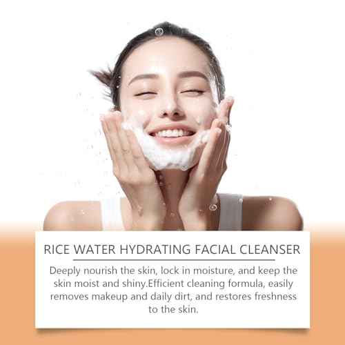Gentle Hydrating Facial Cleanser - Deeply Nourish & Moisturize, Remove Makeup & Dirt, Keep Skin Refreshed & Glowing(1PCS)