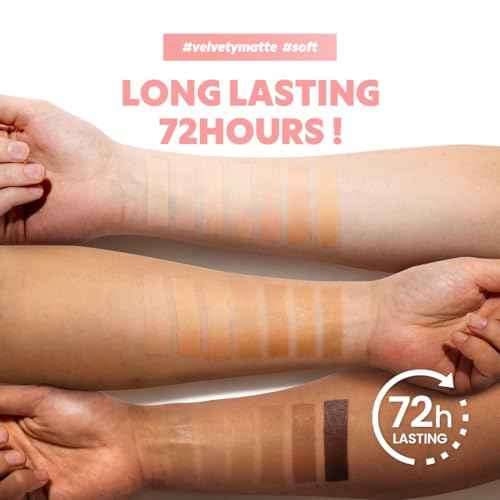 TIRTIR Mask Fit All Cover Pink Cushion Foundation | High coverage, Velvety Matte Finish, Lightweight, Flawless, Corrects Redness, Korean Cushion (#23N Sand, Full Size, 0.63 Fl Oz)