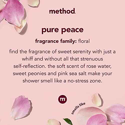 Method Daily Lotion, Pure Peace, Plant-Based Moisturizer for 24 Hours of Hydration, 13.5 Fl Oz (Pack of 1)
